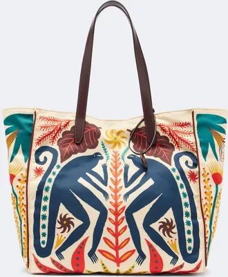 Etro Tabby Large printed tote bag