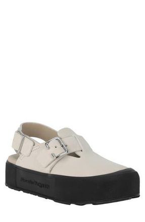 McQ by Alexander McQueen Micmac Clog in Beige Silver at Nordstrom Rack, Size 11Us / 44Eu