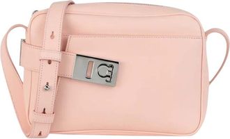 Ferragamo Pink Logo Small Crossbody Bag