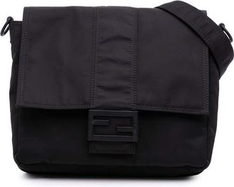 Fendi Pre-owned Fendi Medium Econyl Nylon Baguette Crossbody 7VA537 AG0P 219 10429