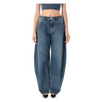 Alaia Dames, Jeans, Blauw, Maat: XS Katoen