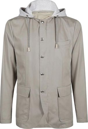 Eleventy Hombre, Chaquetas, Gris, Talla: 3XL