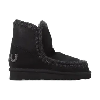 Mou Winter Boots, female, Black, Size: 10 US Eskimo 18 Glitter Logo