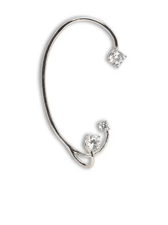 Panconesi Silver Earcuff Three Point