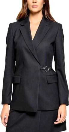 HUGO BOSS Jassen > Blazers - Dames - Blazers - Zwart - M - Leer - Jassen