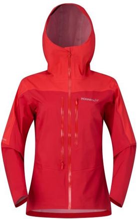 Norr&oslash;na Falketind Dri1 Jacket Regenjacke f&uuml;r Damen | rot