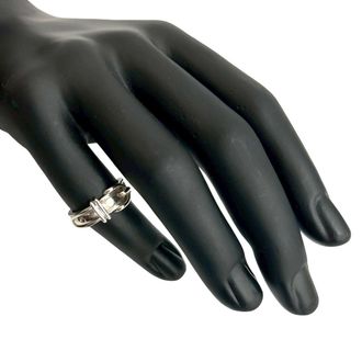 Herm&egrave;s Silver Silver 925 Band Ring (Pre-Owned)