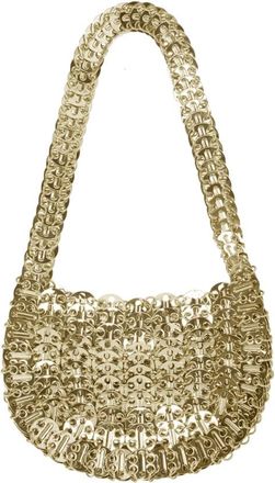 Paco Rabanne Tassen, Dames, Geel, ONE Size, Moon 1969 Schoudertas