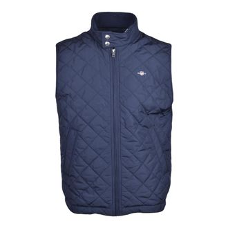 GANT Jassen, Heren, Blauw, 2Xl, Polyester, Gevattert Windjack