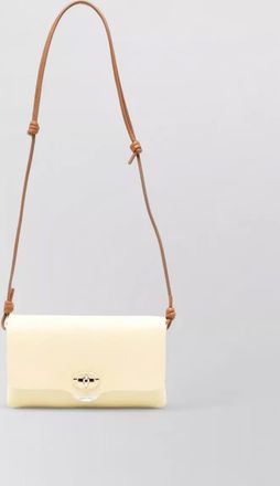 Zanellato lettera daily leather crossbody clutch bag