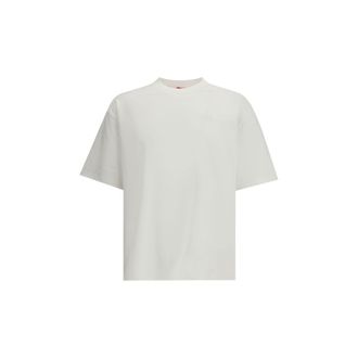 Diesel Witte Katoenen T-Shirt