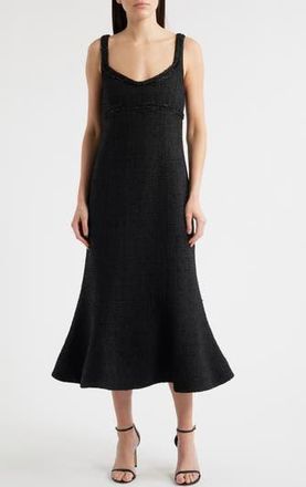 LIKELY Shoshana Metallic Tweed Cocktail Dress in Black at Nordstrom Rack, Size 12