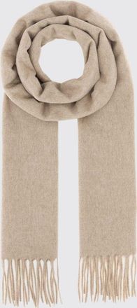 Max Mara Sciarpa Dalia in puro cashmere con monogram e bordi sfrangiati
