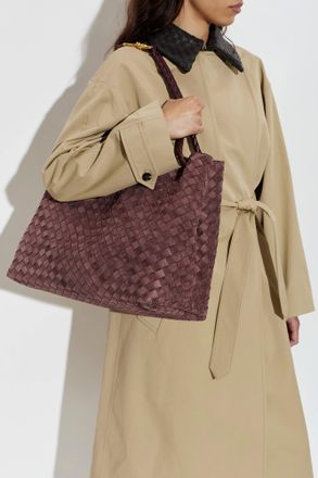 Bottega Veneta Andiamo Large Bag, Womens, Brown