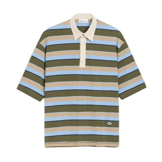 Ami Polo Shirts, male, Multicolor, Size: XL Polo Oversized