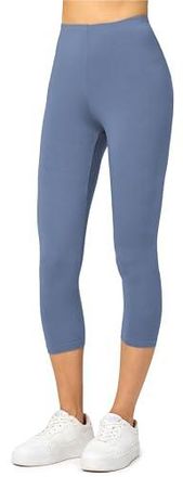 Legging Femme Coton Merry Style - Confortable, Élastique - Yoga, Fitness, Sport - Lot De 3 - Taille Haute