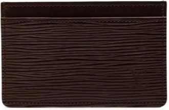 Louis Vuitton Pre-owned Wallets, female, Brown, Size: ONE SIZE Pre-owned Leather Wallet