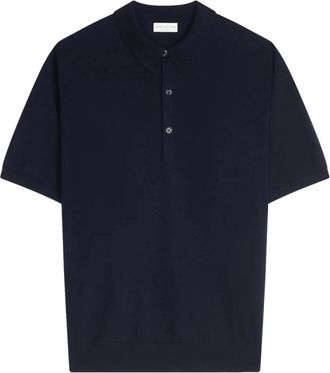 Dries Van Noten Maurice Polo - Heren - Polos - Blauw - L - Tops