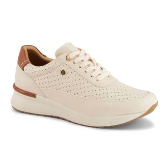 Andrea Womens Casual Sneakers In Light Beige