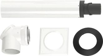 Bosch Accesorio Evacuaci&oacute;n Gases Fc-set80-c13x Paquete B&aacute;sico Horizontal D:80/125mm, 7738112574