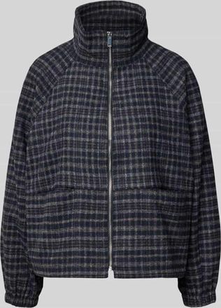 Lollys Laundry Jacke mit Stehkragen Modell Mae in Marine, Größe XS