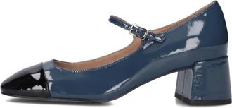 Bibi Lou Blauwe Pumps - Dames - Pumps - Blauw - 39 EU - Leer - Schoenen