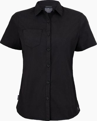 Craghoppers Womens Craghoppers Womens/Ladies Kiwi Short-Sleeved Shirt - Black - Size: 18