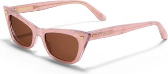 Valentino Brown Cat Eye Ladies Sunglasses VLS-176 B 51