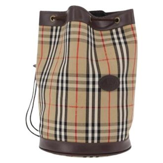 Burberry Borsa a secchiello vintage pre-owned - - Pre-owned - Donna - Beige - ONE SIZE