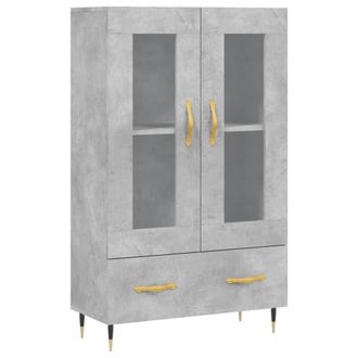 Berkfield Home Highboard Concrete Grey 69.5x31x115 cm Engineered Wood