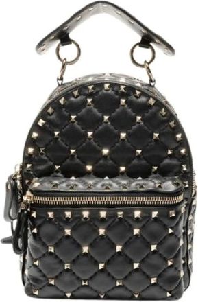 Valentino Pre-owned Backpacks, female, Black, Size: ONE SIZE Pre-owned Vintage Backpack