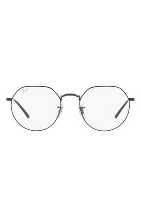 Ray-Ban Jack 53mm Polarized Sunglasses in Black at Nordstrom Rack