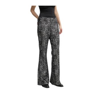 Zadig&Voltaire Prevy Sequin Broeken - Dames - Broeken - Zwart - Maat: S Poliester