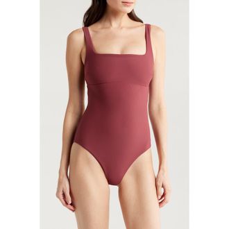 Bondi Born Maika One-Piece Swimsuit in Ruby at Nordstrom Rack, Size Small