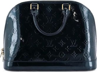 Louis Vuitton Alma Handbag Monogram Vernis PM satchel - Groen
