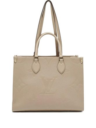 Louis Vuitton OnTheGo MM Monogram Empreinte leren shopper - Beige
