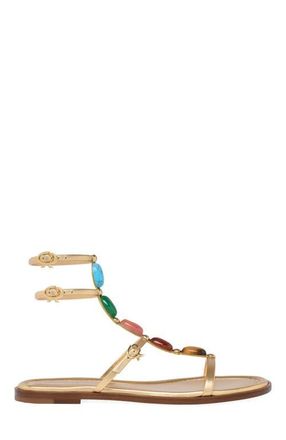 Gianvito Rossi Shanti 05 Sandals in Metallic Gold at Nordstrom, Size 41.5