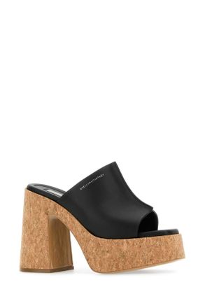 Stella McCartney Zwarte Alter Mat Skyla Slippers