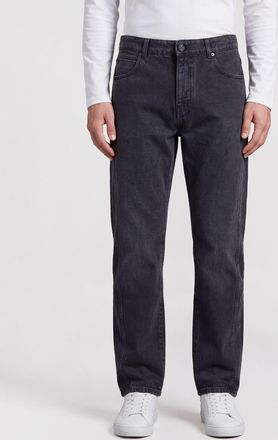 Balmain Jeans straight regular fit in denim di cotone a cinque tasche