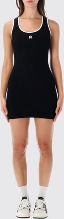 Amiri Slim Fit Jersey Tank Mini Dress with Embroidered Logo