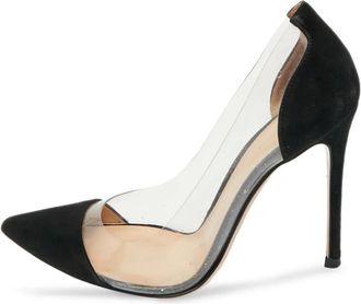 Gianvito Rossi Pumps con design a inserti - Nero