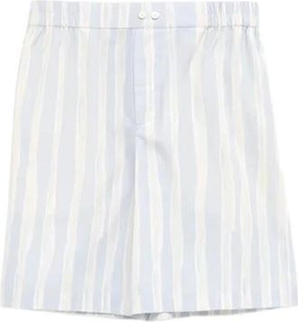 Jacquemus LE Short Calecon - Heren - Korte Broeken - Blauw - S - Katoen - Korte Broeken