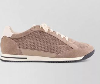 Brunello Cucinelli suede low-top sneakers