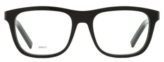 Berluti BL50013U Soft Rectangular Eyeglasses - Black