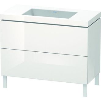 Duravit Duravit - Lavabo Para Muebles L-cube C-bonded Con Base Sobre El