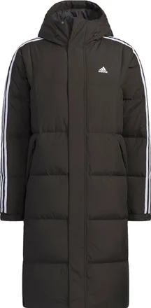 adidas 3-Stripes Long Down Jackets Black IT8714