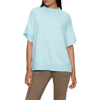 Sanctuary Elbow Sleeve Sweater in Aquamarine Blue at Nordstrom, Size Xx-Small