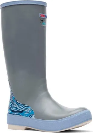 Xtratuf x Fishe Wear Legacy 15-Inch Waterproof Boot in Legacy Grey/fishe Waters at Nordstrom, Size 11