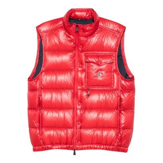 Moncler Vests, male, Red, Size: 2XL Uychi Vest