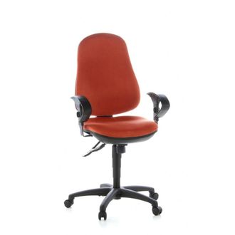 Topstar Silla de oficina profesional Tela Naranja
